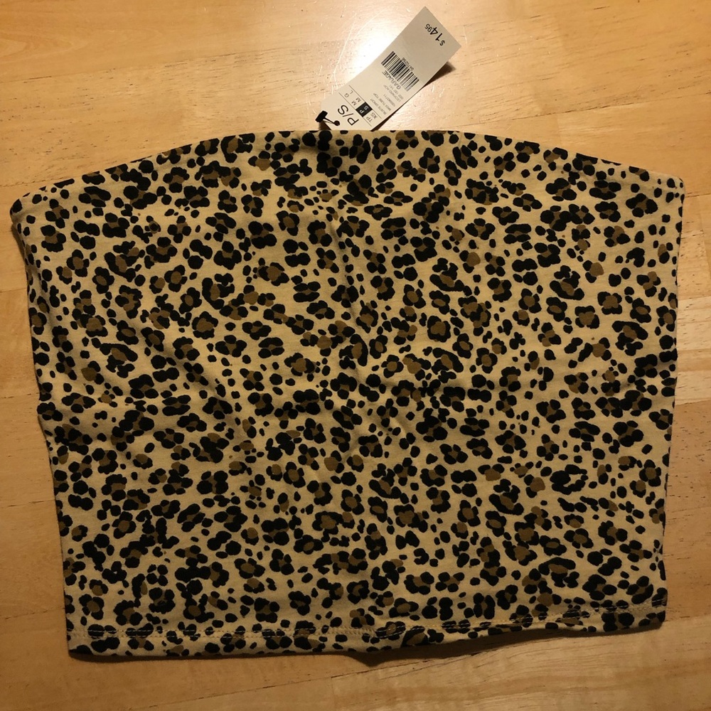 NWT Garage Cheetah tube top
